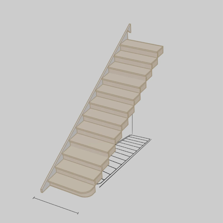 Straight Stairs 1